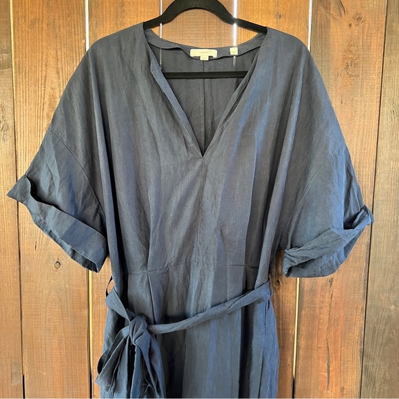 Vince Navy Midi Dress - Picture 4 of 8